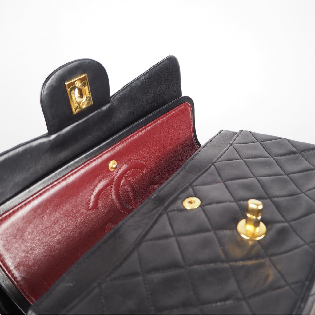 Chanel - Double classic flap small