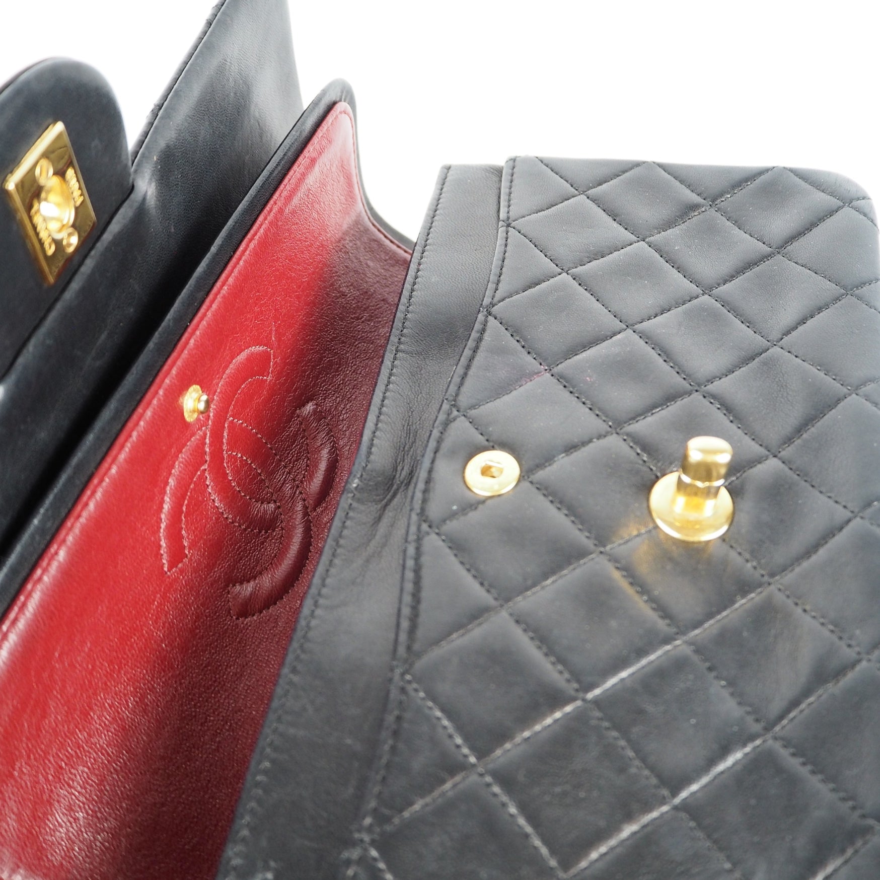 Chanel - Double classic flap small