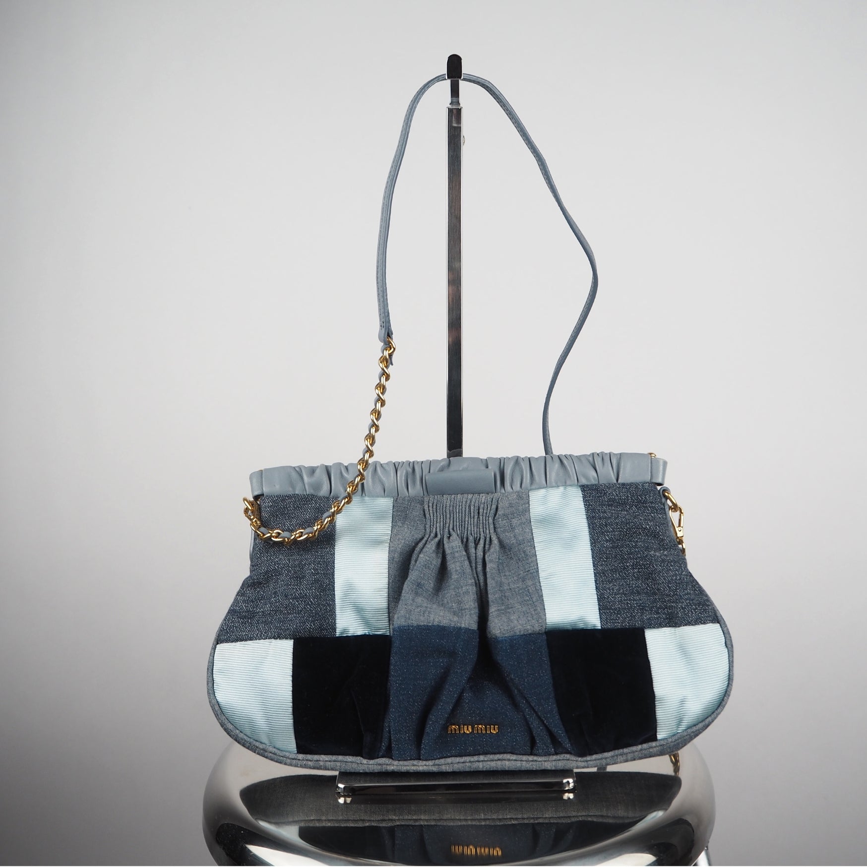 Miu Miu- Denim Clutch