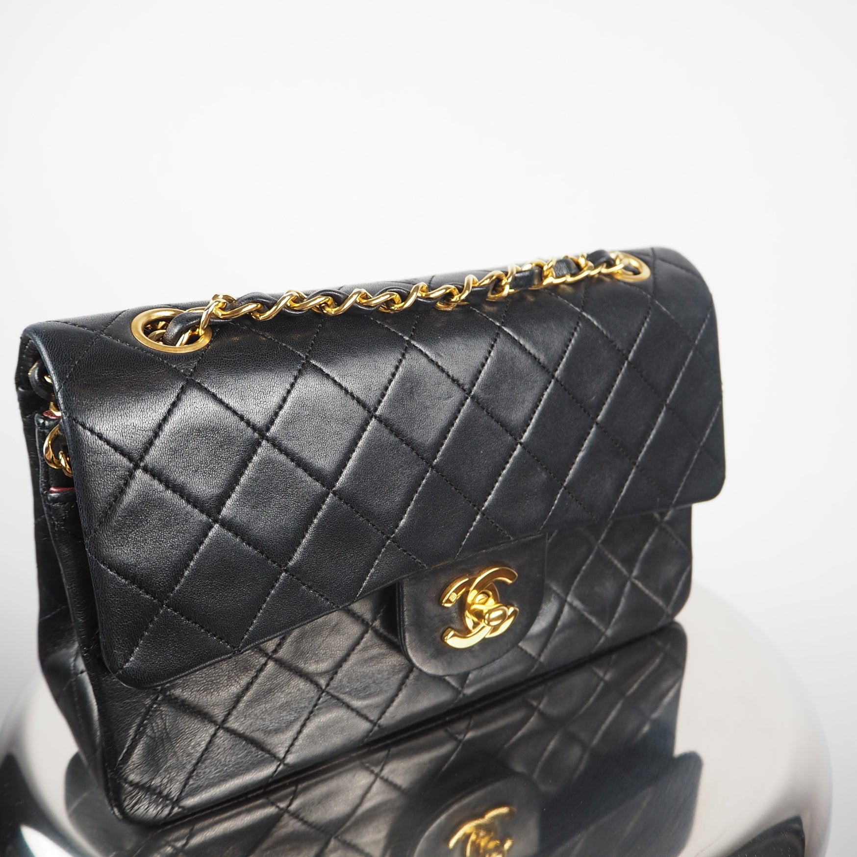 Chanel - Double classic flap small