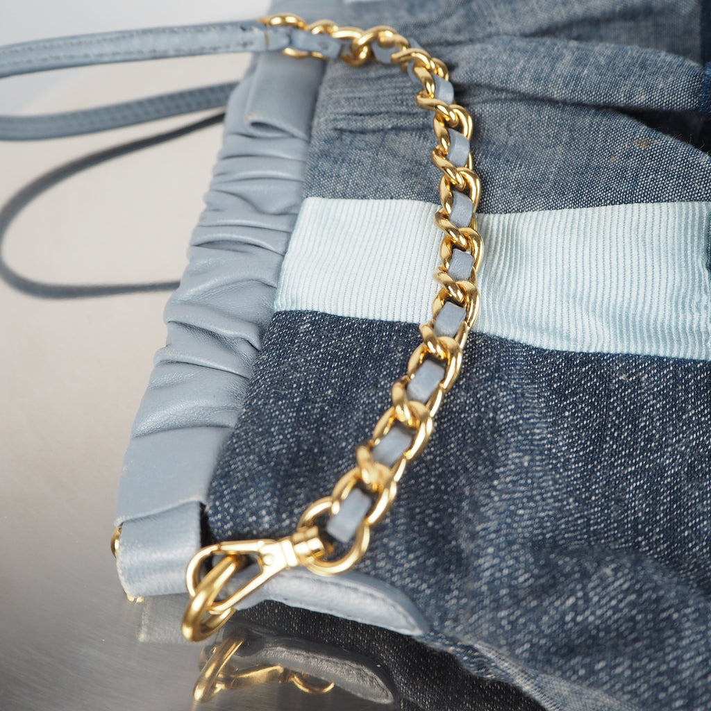 Miu Miu- Denim Clutch