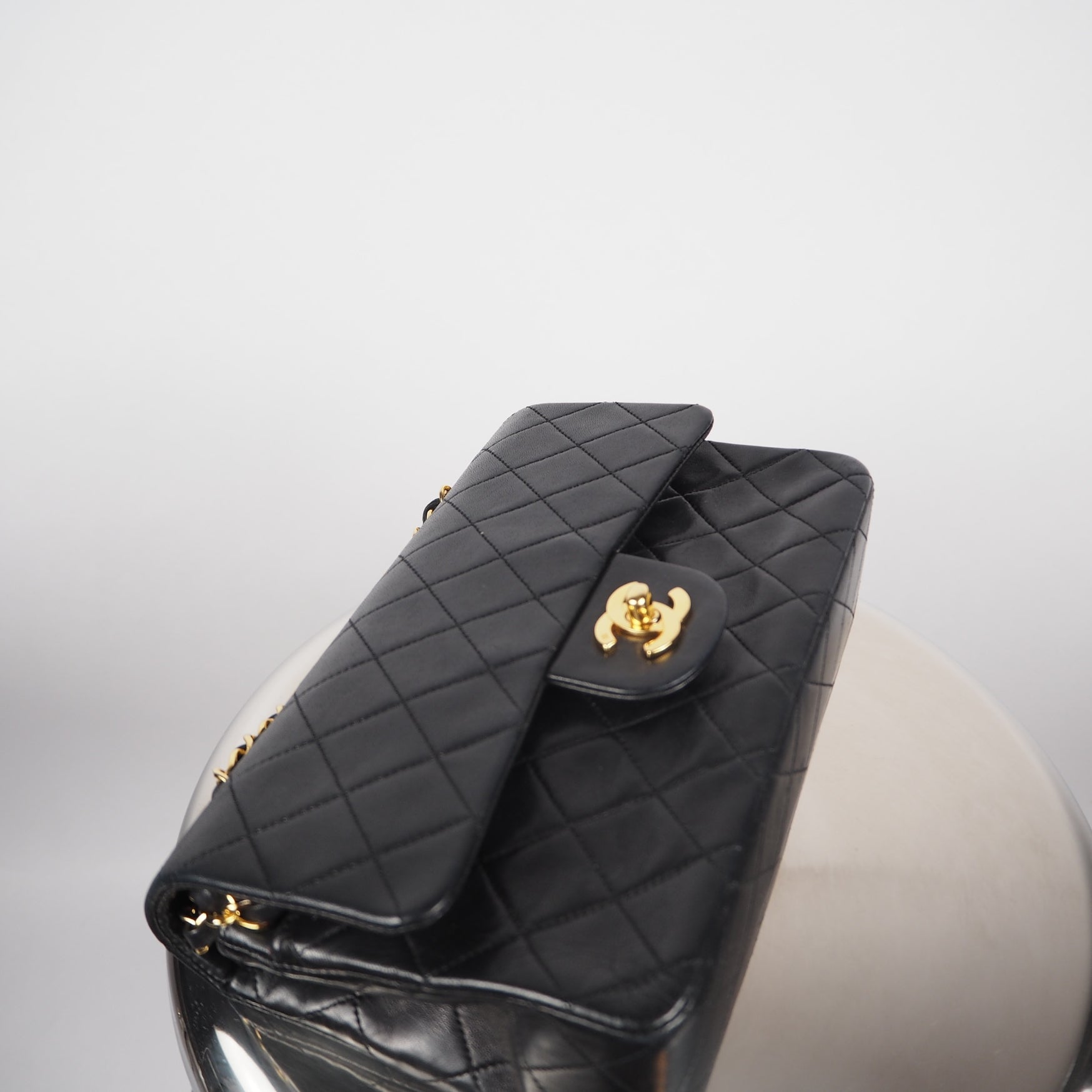 Chanel - Double classic flap small