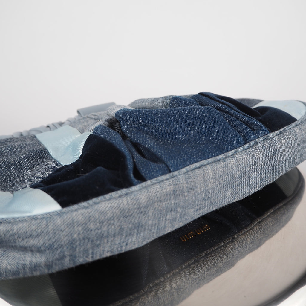 Miu Miu- Denim Clutch