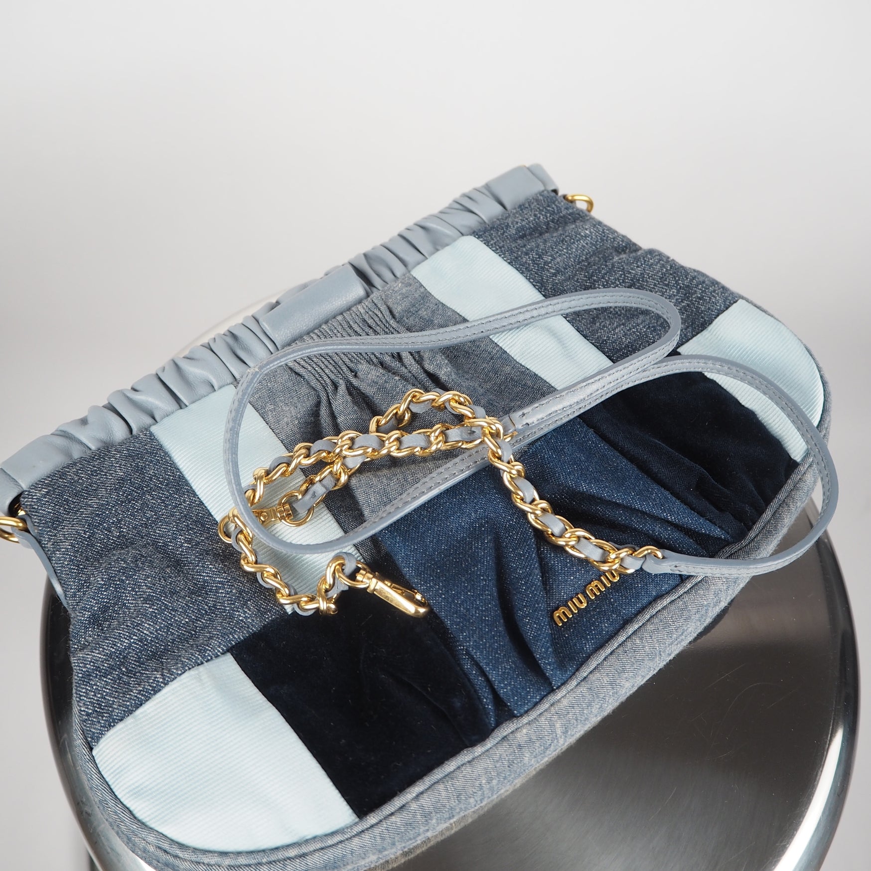 Miu Miu- Denim Clutch