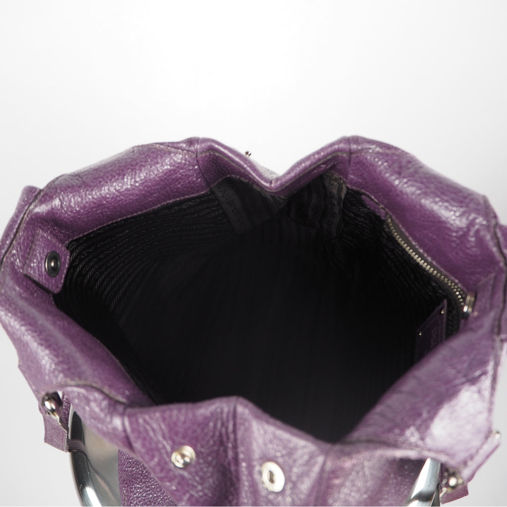 Prada Tote Purple