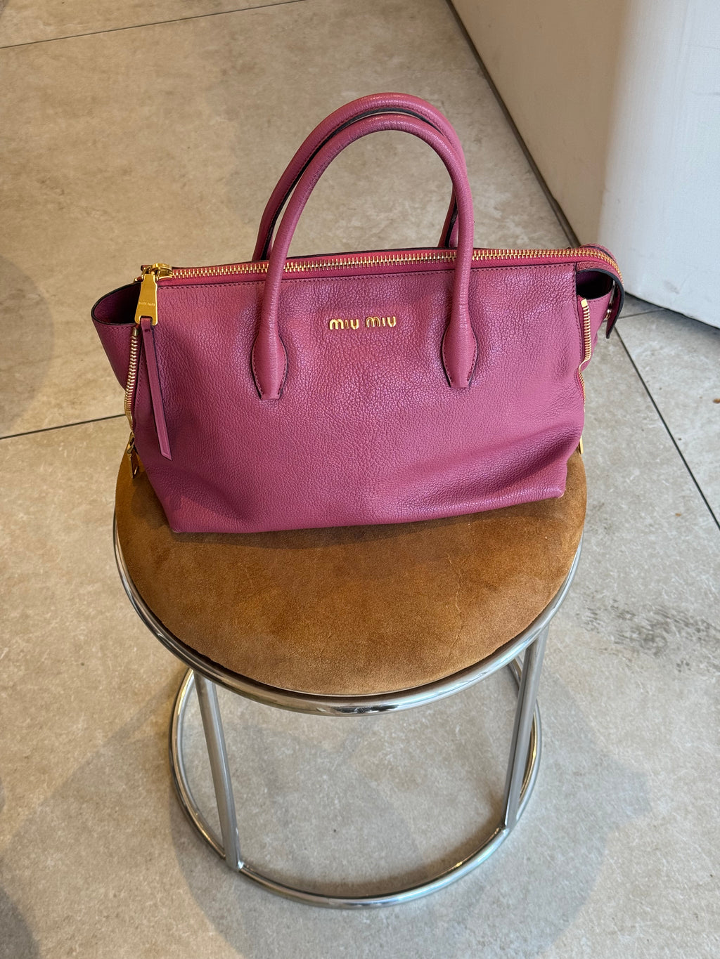 Miu Miu - Madras pink 2 way