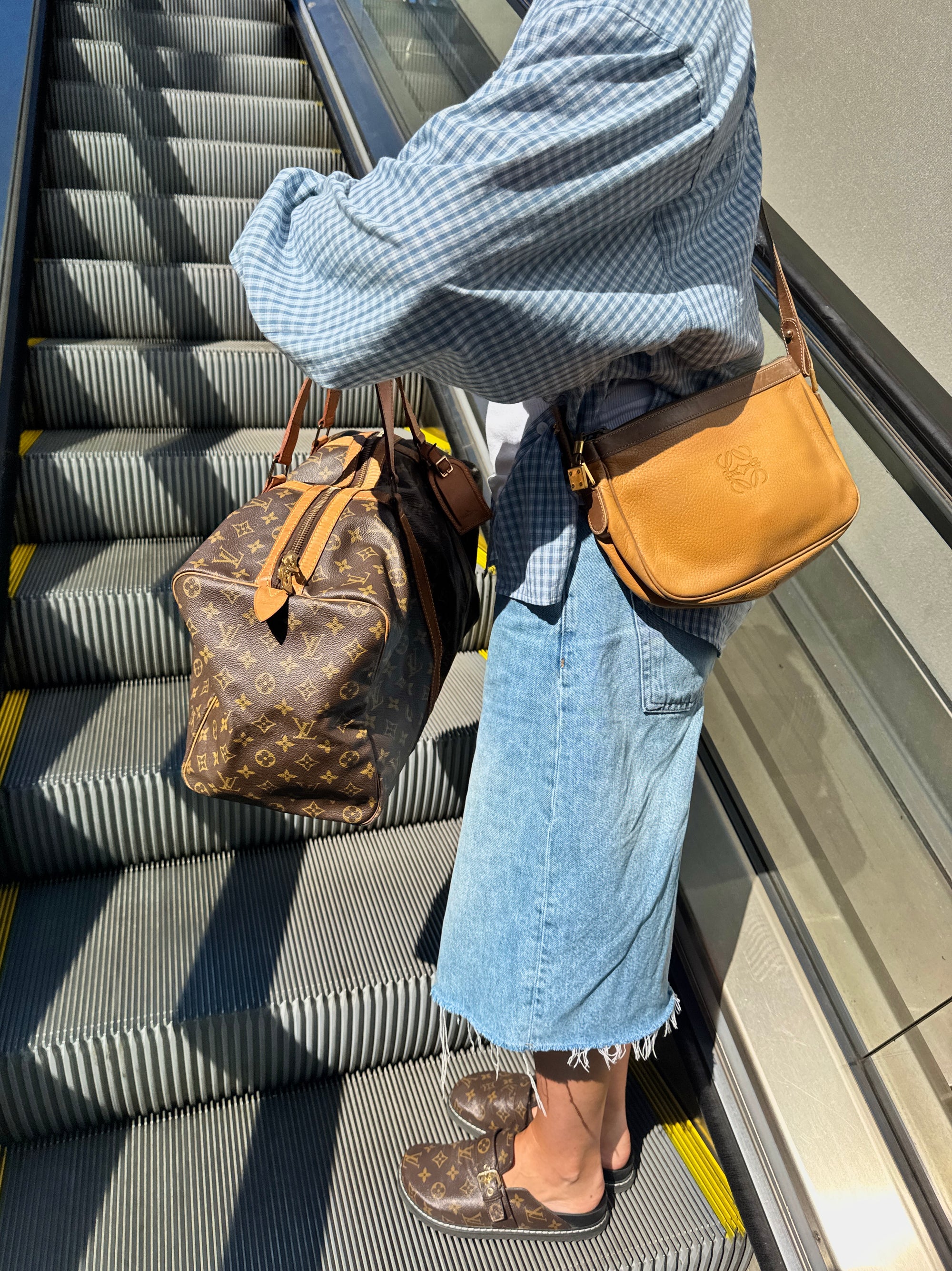 Louis Vuitton - Sac souple 45 boston