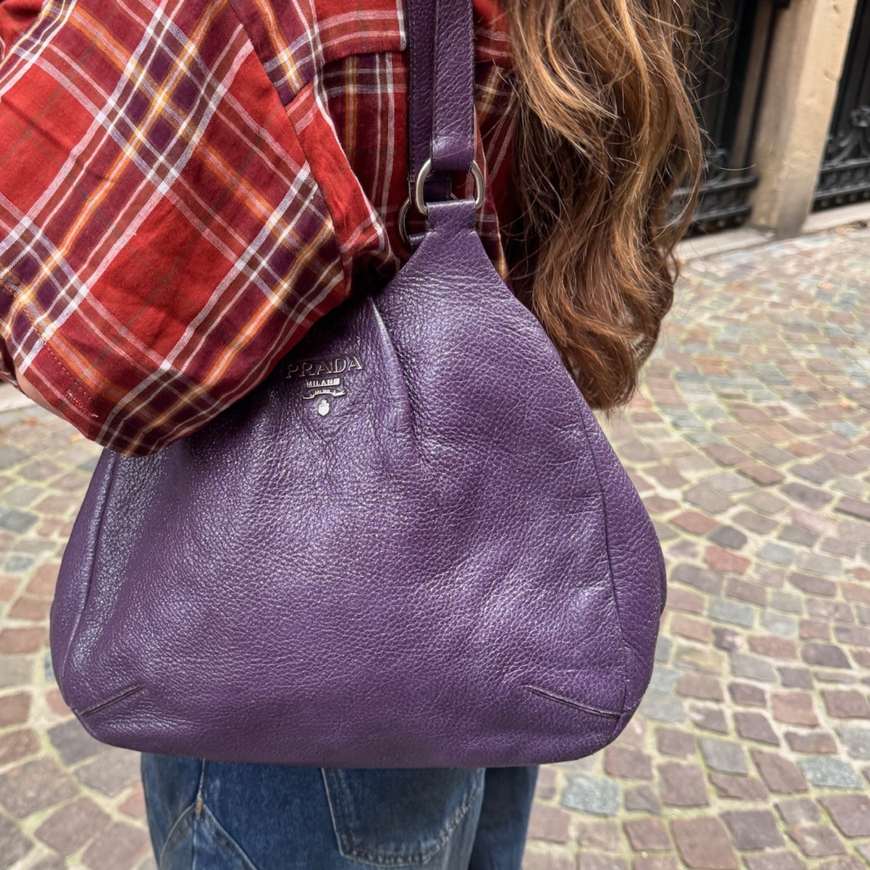 Prada Tote Purple