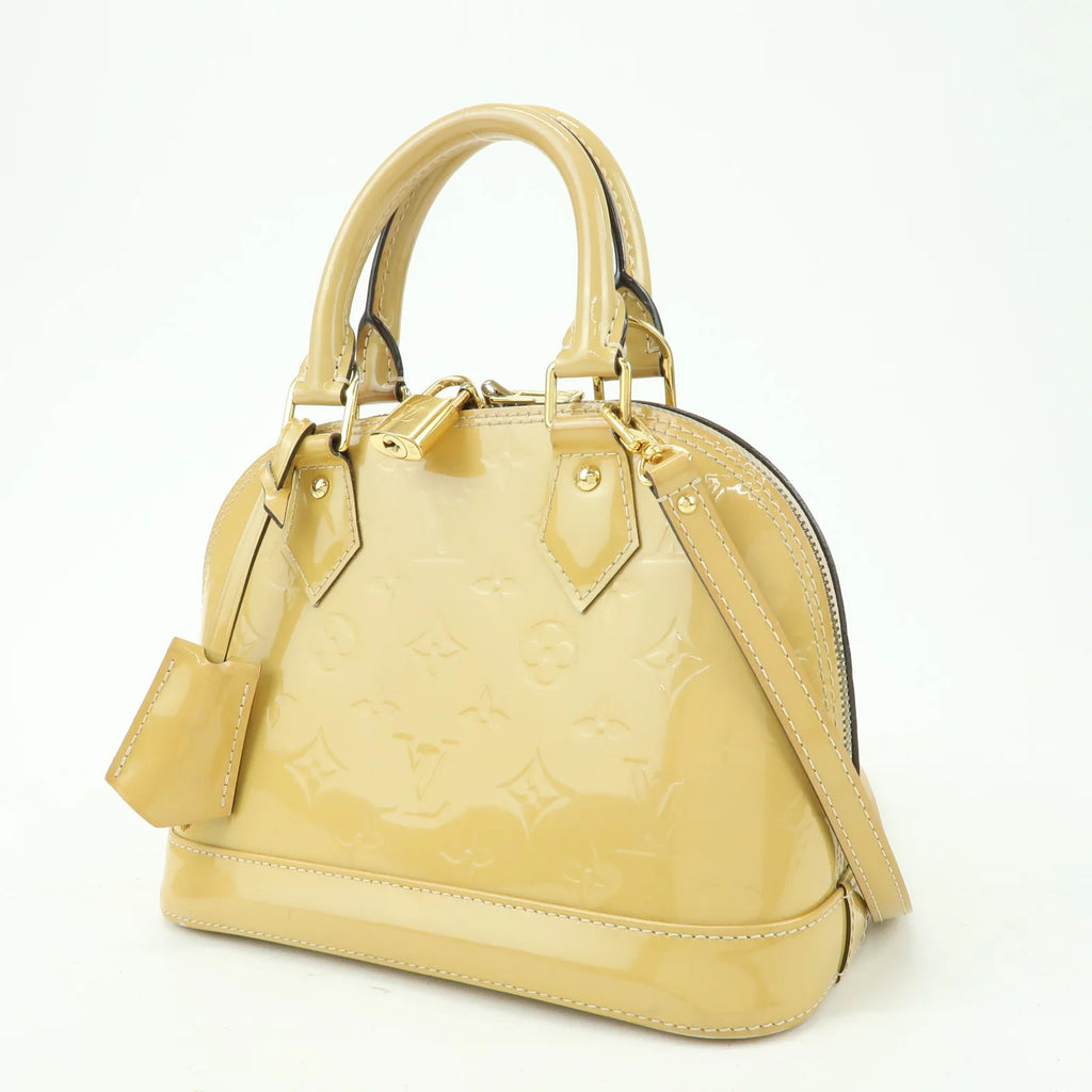 Louis Vuitton - Alma vernis BB yellow 2 way